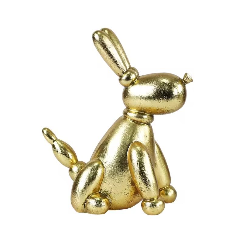 Itzacart Ceramic Golden Rabbit Jewelry For Home And Office Decor