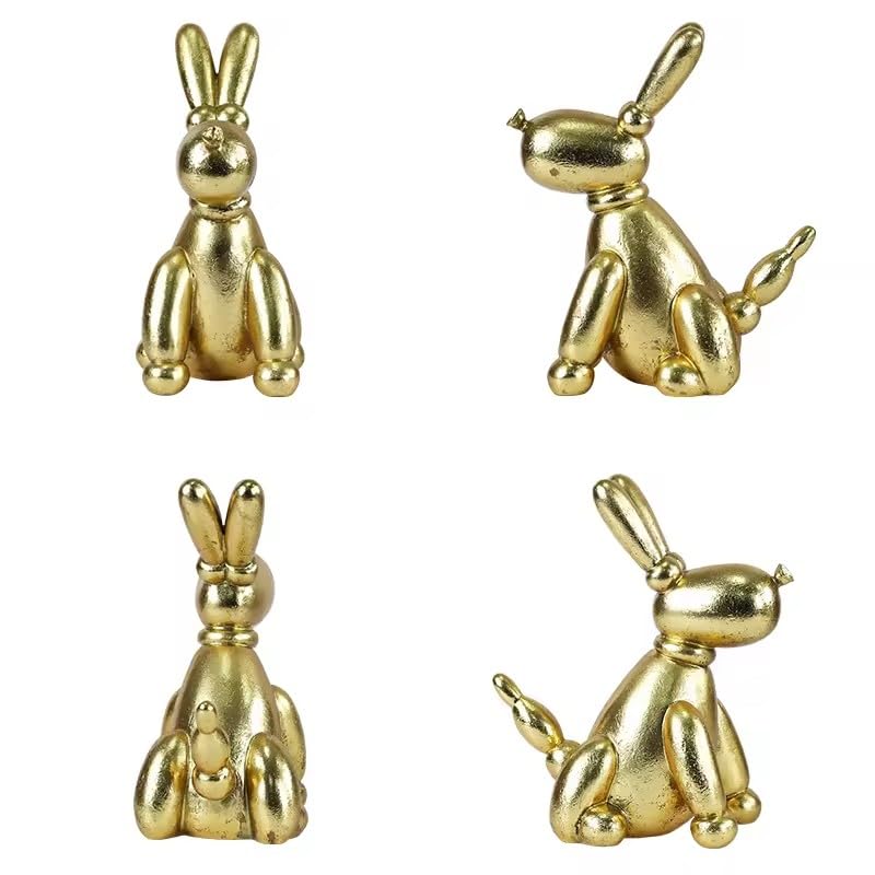 Itzacart Ceramic Golden Rabbit Jewelry For Home And Office Decor