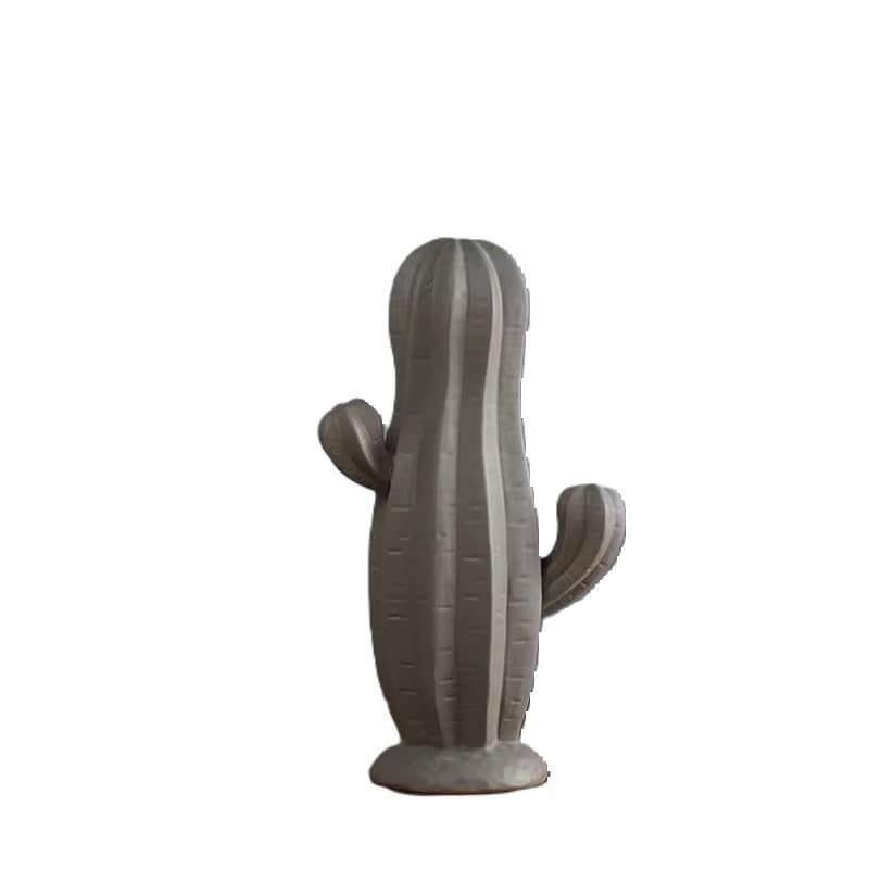 Itzacart Cactus Ornaments innovative unique cactus shape green clear ceramic vase for flower arranging home hotel decor